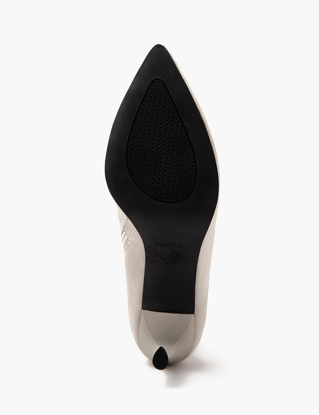 Молочные  женские ботильоны  MASCOTTE 126-410221-0201 | ракурс 6 Молочные  женские ботильоны  MASCOTTE 126-410221-0201 | ракурс 6