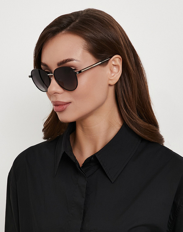 793-6125-7702 Очки женские и.мат. черн, Mascotte