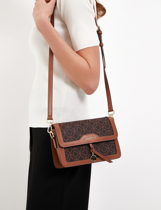 Коричневая женская сумка MASCOTTE 604-4140-609 | ракурс 1
