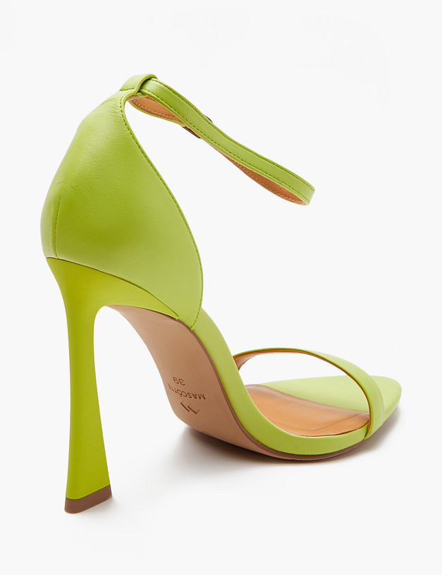 Зеленые женские босоножки MASCOTTE 175-4123011-6547M | ракурс 3