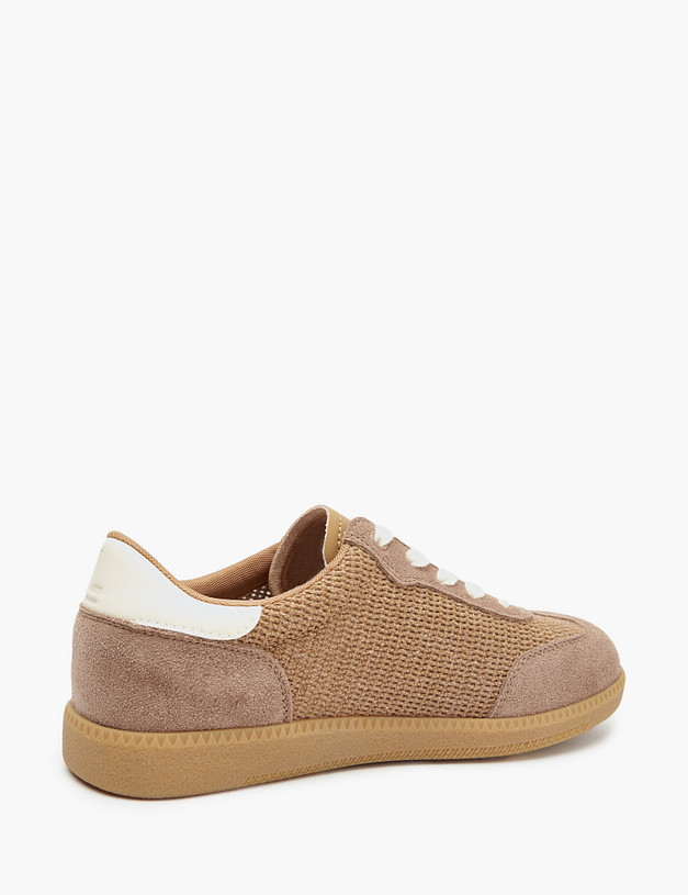 Коричневые женские кеды MASCOTTE 234-512661-0209 | ракурс 5