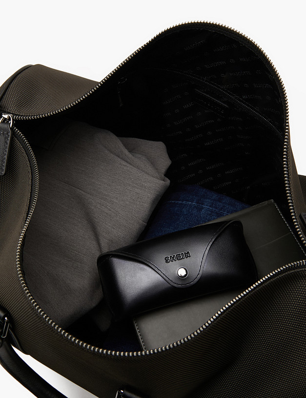 Оливковая дорожная сумка MASCOTTE 604-4102-204 | ракурс 7 Оливковая дорожная сумка MASCOTTE 604-4102-204 | ракурс 7