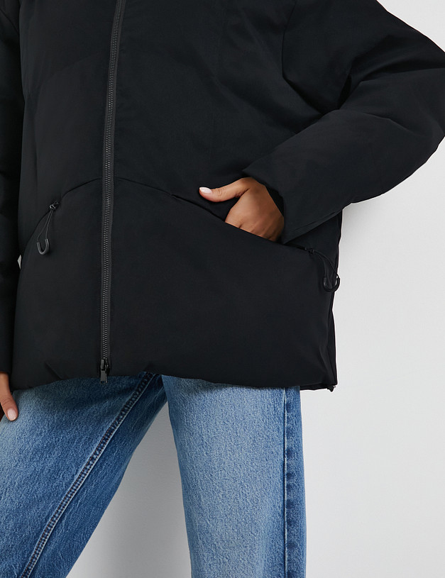 Черный женский пуховик MASCOTTE 971-5218-2402 | ракурс 6