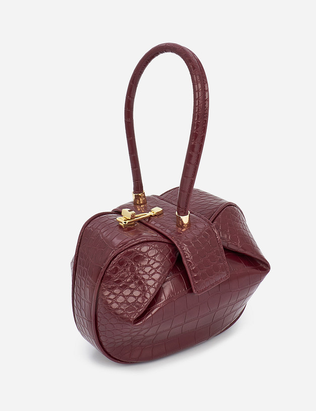 Бордовая женская сумка MASCOTTE 604-1145-605 | ракурс 2