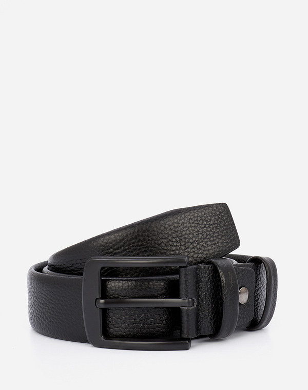 727-1243-102 Ремень муж. нат.кожа/нат.кожа черн, Mascotte