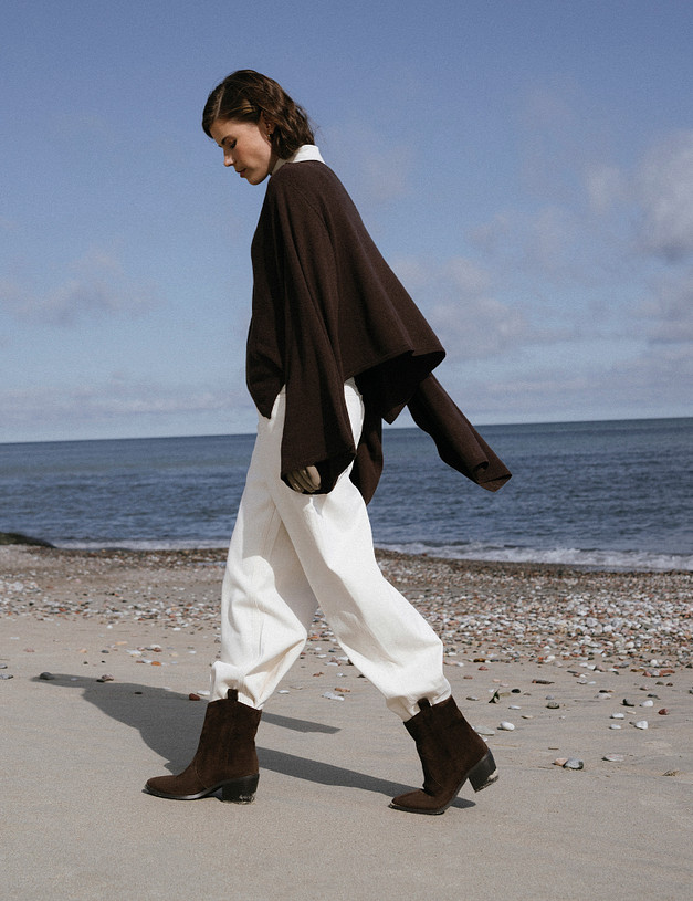 Коричневые женские казаки MASCOTTE 233-3205821-4695M | ракурс 10