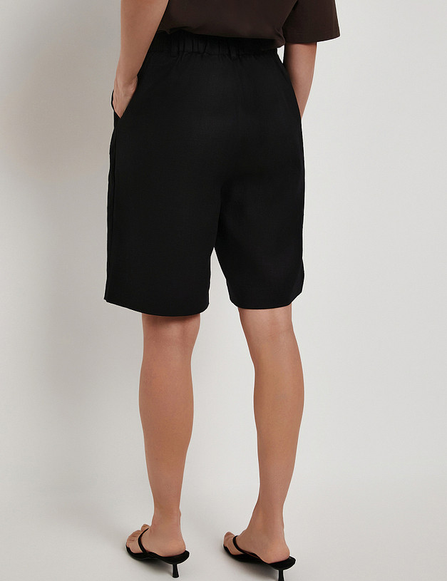 Черные женские шорты MASCOTTE 835-6103-2702 | ракурс 6