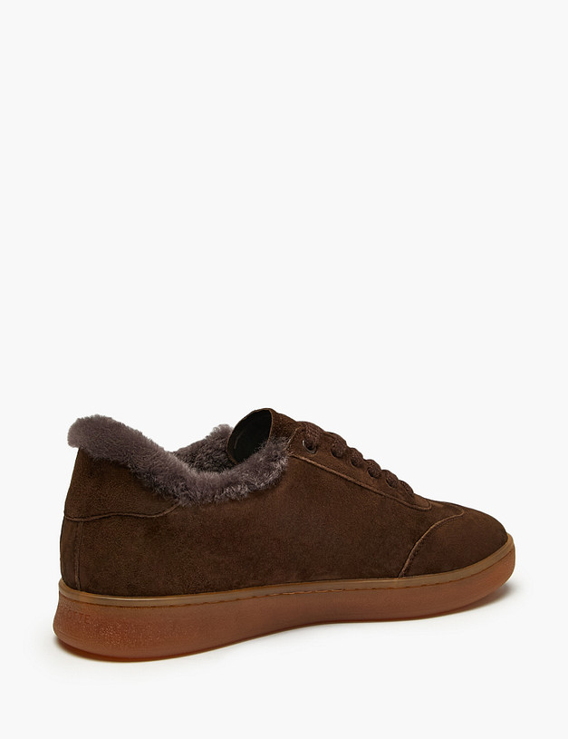 Коричневые женские зимние кеды  MASCOTTE 58-5260436-4695M | ракурс 5