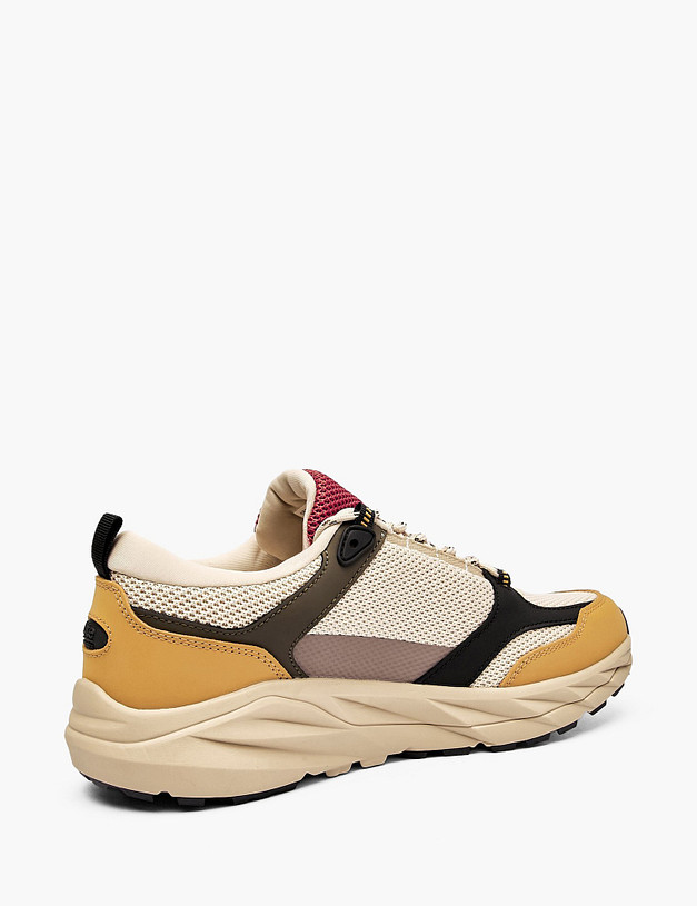 Молочные мужские кроссовки MASCOTTE 181-512222-0201 | ракурс 3