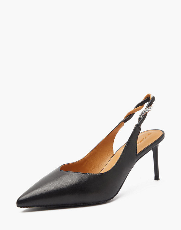 175-4127311-3501M Туфли летние женские нат.кожа/нат.кожа черн, Mascotte