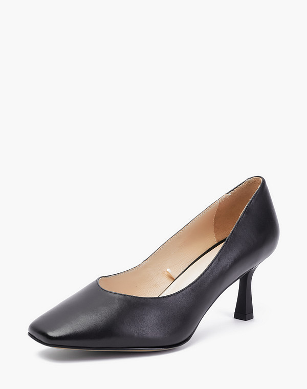 100-2143414-3501M Туфли женские нат.кожа/нат.кожа черн, Mascotte