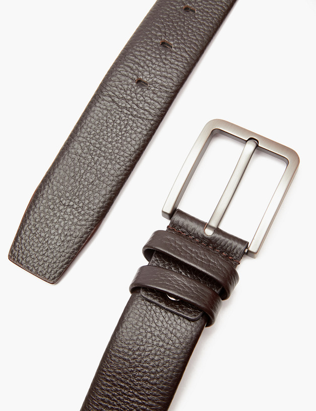 Коричневый мужской ремень MASCOTTE 727-3257-109 | ракурс 4 Коричневый мужской ремень MASCOTTE 727-3257-109 | ракурс 4