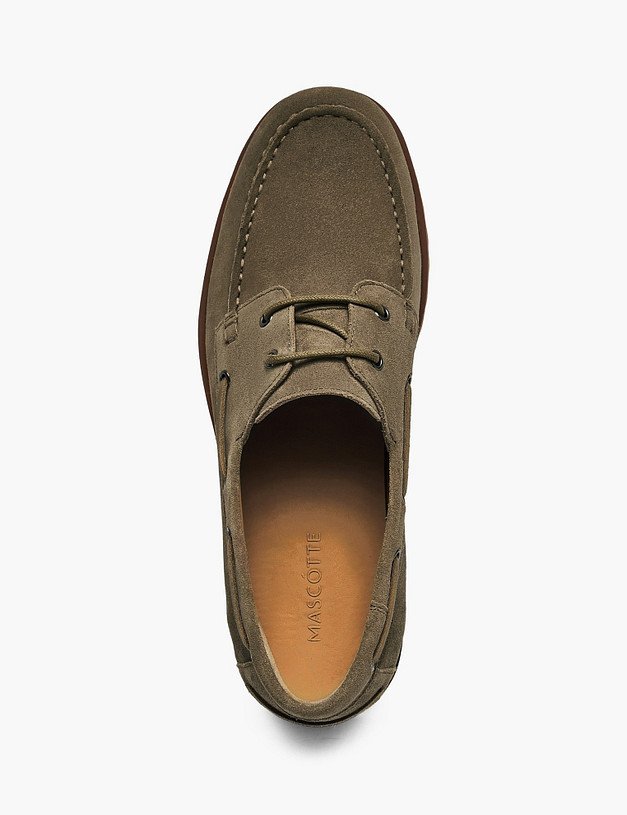 Коричневые мужские топ-сайдеры MASCOTTE 175-612111-0209 | ракурс 4