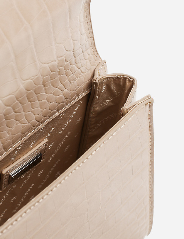 Бежевая женская сумка кросс-боди MASCOTTE 626-1108-608 | ракурс 4