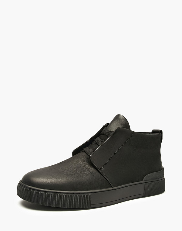 175-5290924-3380M Ботинки мужские нубук-нат.кожа/ворсин черн, Mascotte