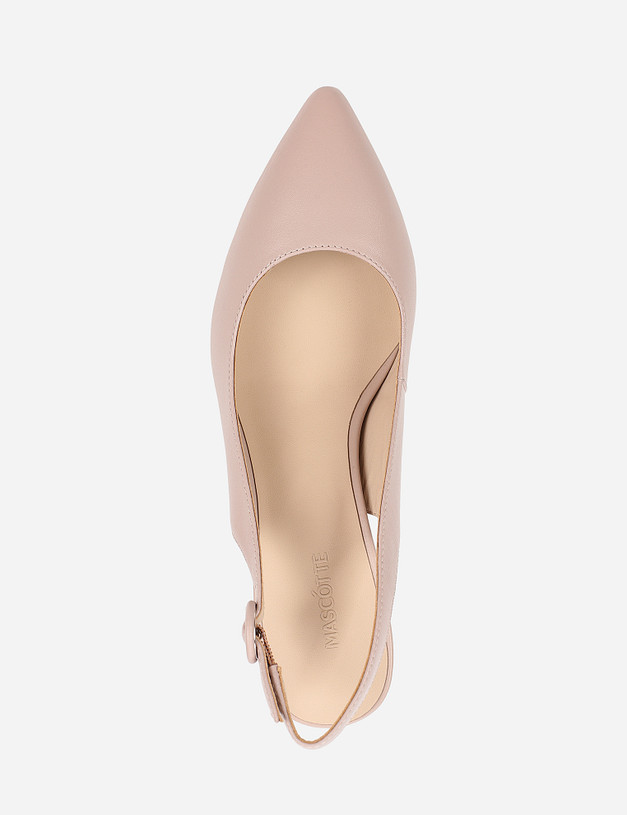 Бежевые женские туфли MASCOTTE 15-912211-3523M | ракурс 4