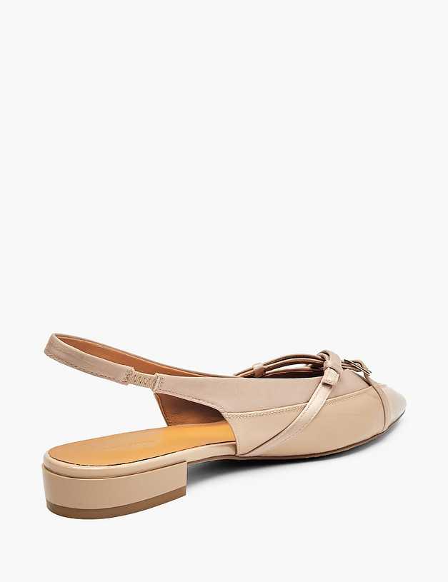 Бежевые женские слингбэки MASCOTTE 126-613312-3705M | ракурс 3