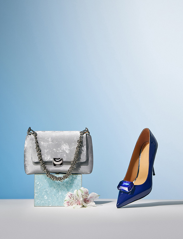 Серая женская сумка MASCOTTE 660-5111-210 | ракурс 2