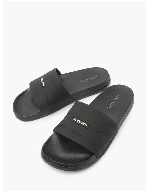 Черные женские слайдеры MASCOTTE 151-210493-7102 | ракурс 6