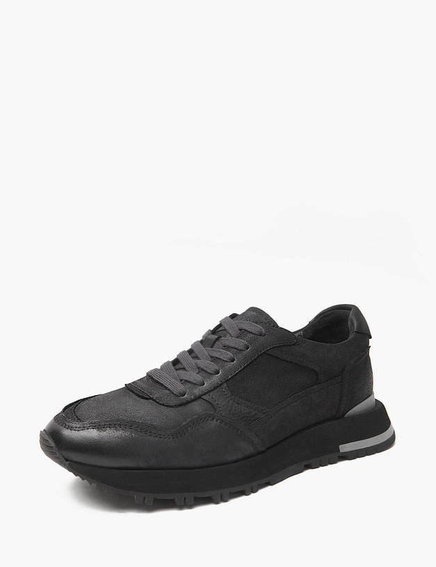 Темно-синие мужские кроссовки  MASCOTTE 22-423411-0303 | ракурс 3