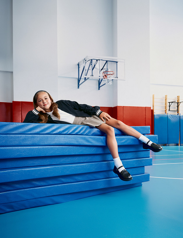 Черные туфли Мэри Джейн для девочек MASCOTTE 234-417311-0602 | ракурс 2