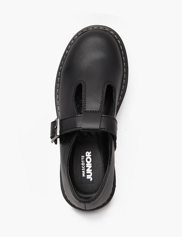 Черные туфли для девочек Мэри Джейн MASCOTTE 250-411021-0602 | ракурс 6