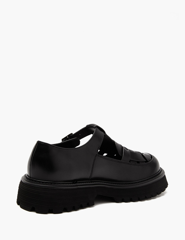 Черные женские туфли Мэри Джейн MASCOTTE 234-414911-0602 | ракурс 4