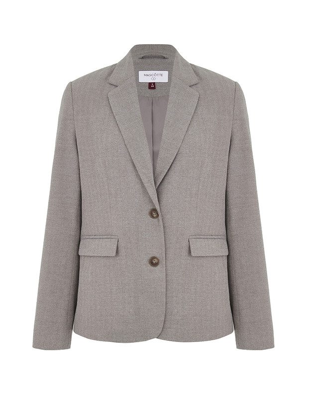 Бежевый женский жакет  MASCOTTE 885-5203-2409 | ракурс 6