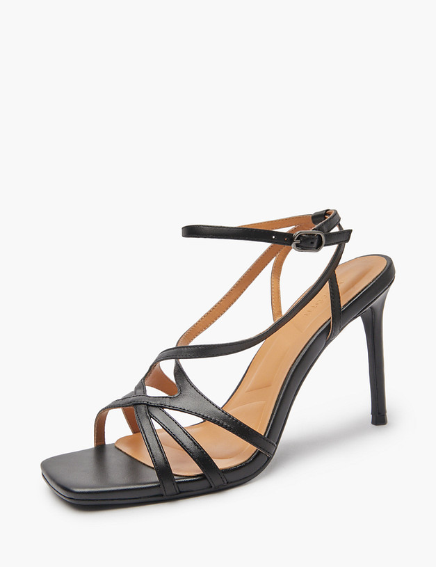 Черные женские босоножки MASCOTTE 126-511813-3501M | ракурс 2