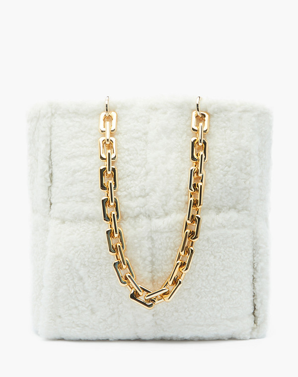 660-2221-401 Сумка женская и.мех-текстиль/текстиль бел, M, Mascotte