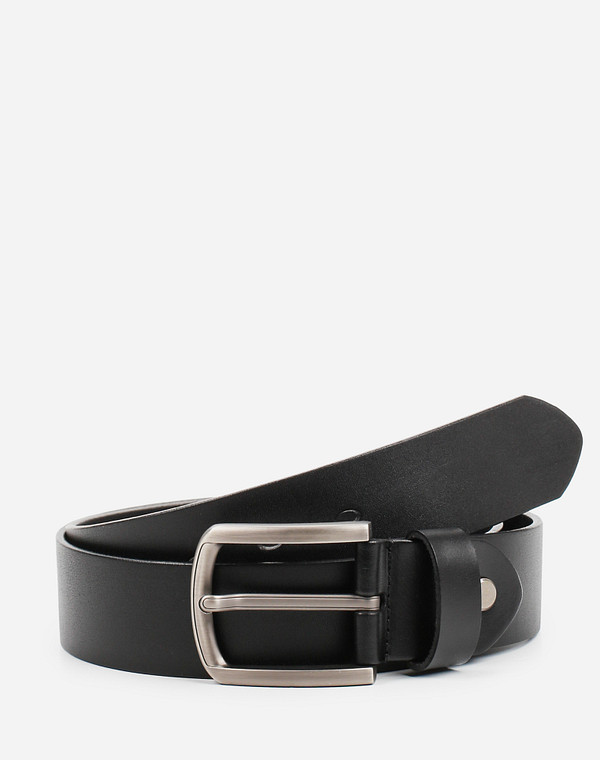 703-1108-102 Ремень муж. нат.кожа/нат.кожа черн, Mascotte