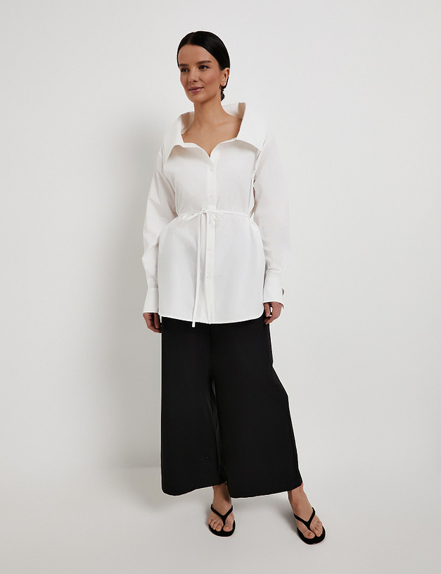 Белая женская блузка MASCOTTE 835-6106-2601 | ракурс 2