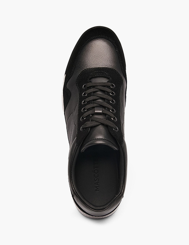Черные мужские кроссовки MASCOTTE 175-6190212-0202 | ракурс 4