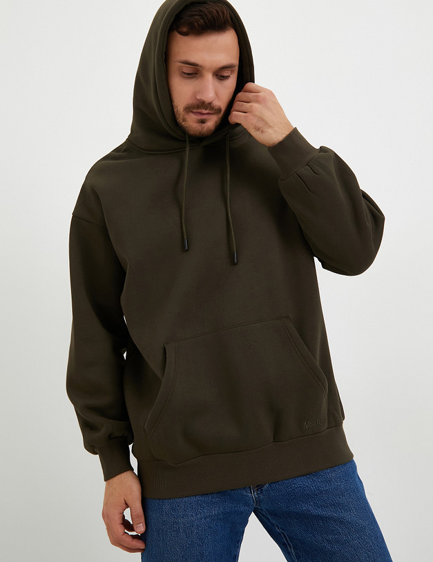 Зеленое мужское худи MASCOTTE 234-3360-2604 | ракурс 7