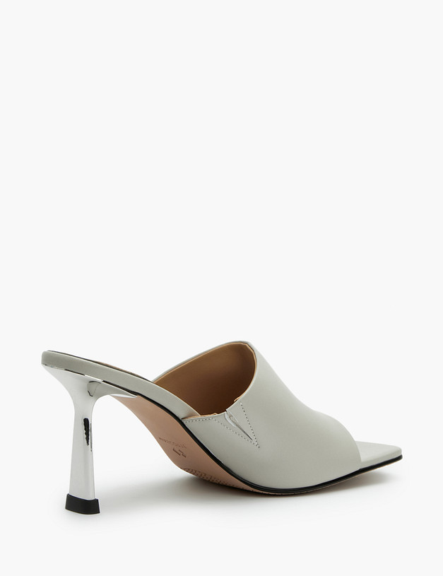 Серые женские сабо MASCOTTE 175-3182813-6535M | ракурс 4