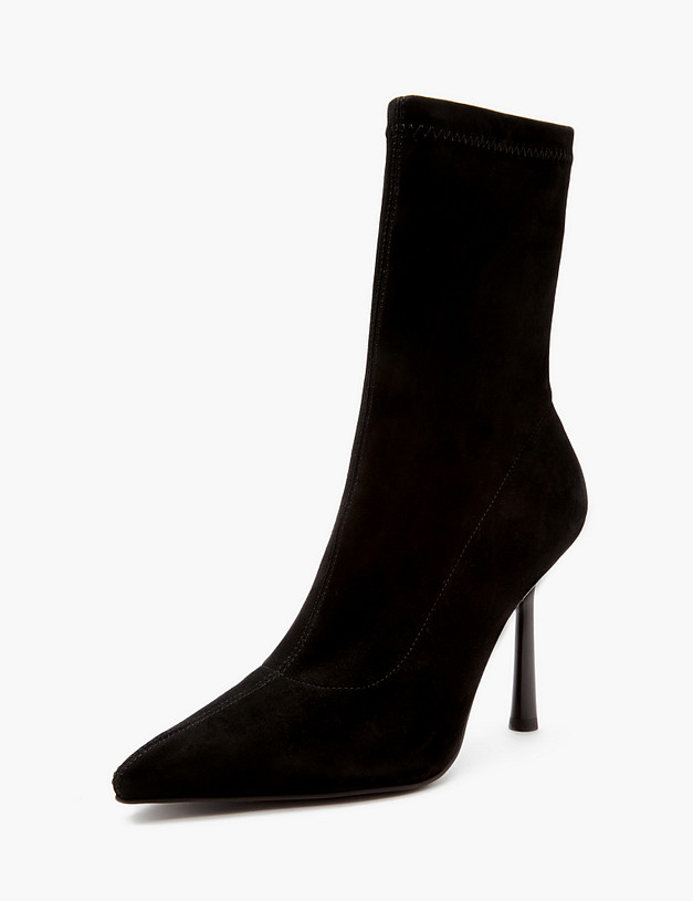 Черные женские ботильоны на шпильке MASCOTTE 100-410221-0602 | ракурс 2