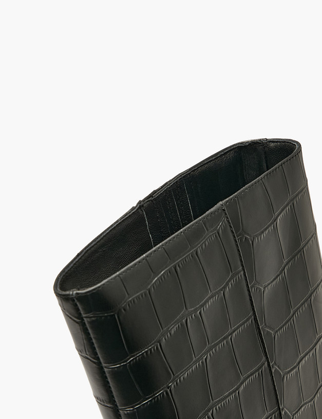 Черные женские сапоги MASCOTTE 233-5281222-0102 | ракурс 6