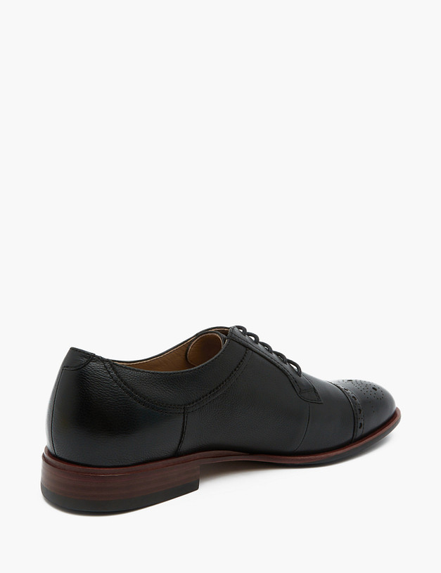 Черные мужские броги из натуральной кожи MASCOTTE 22-310711-3180M | ракурс 3 Черные мужские броги из натуральной кожи MASCOTTE 22-310711-3180M | ракурс 3