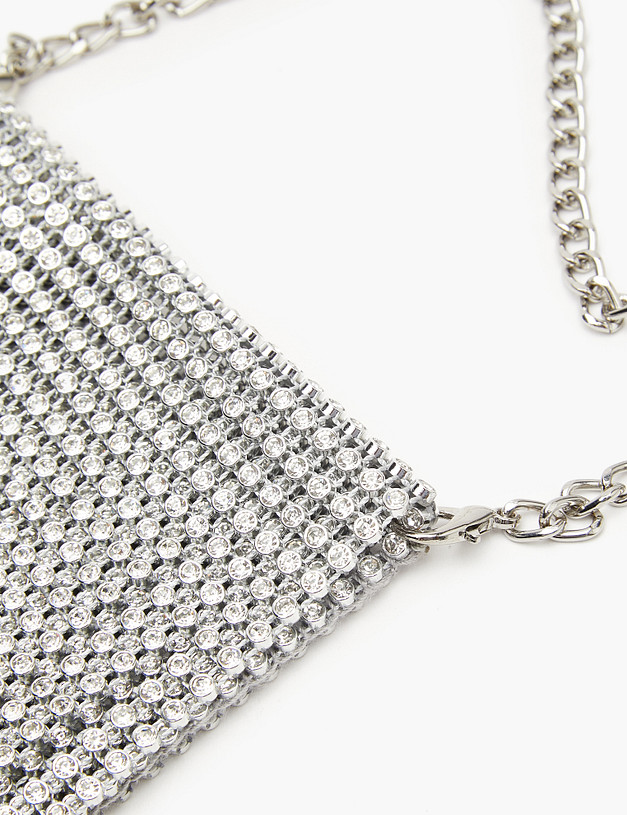 Серебристая женская сумка MASCOTTE 679-3210-7716 | ракурс 3