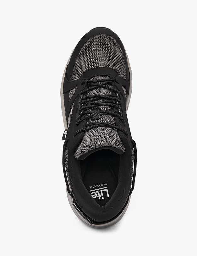 Серые мужские кроссовки MASCOTTE 181-512221-0210 | ракурс 4