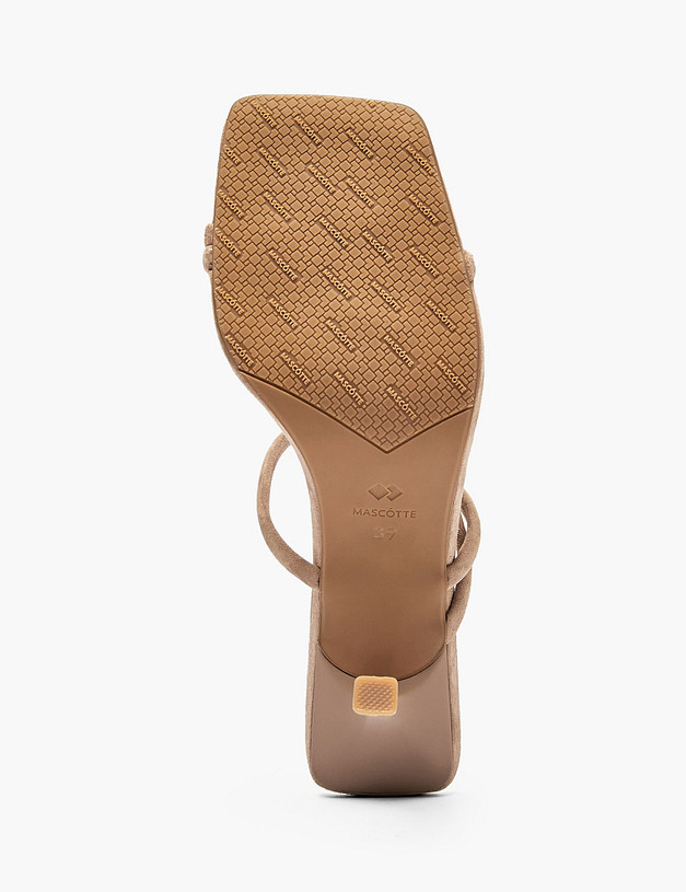 Серо-бежевые женские сабо MASCOTTE 234-611491-4699M | ракурс 5