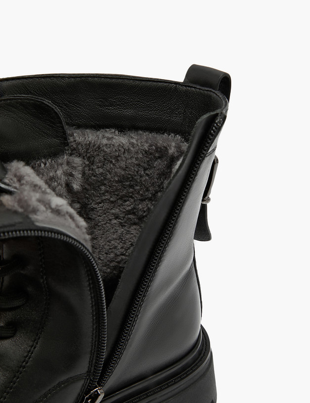 Черные женские зимние ботинки MASCOTTE 58-325931-0102 | ракурс 7