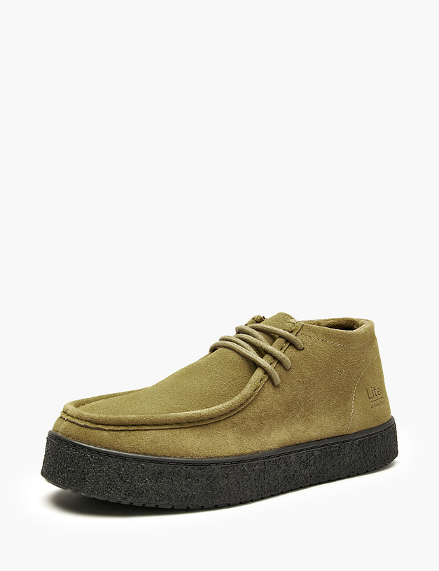 Оливковые женские полуботинки MASCOTTE 64-523221-0204 | ракурс 2