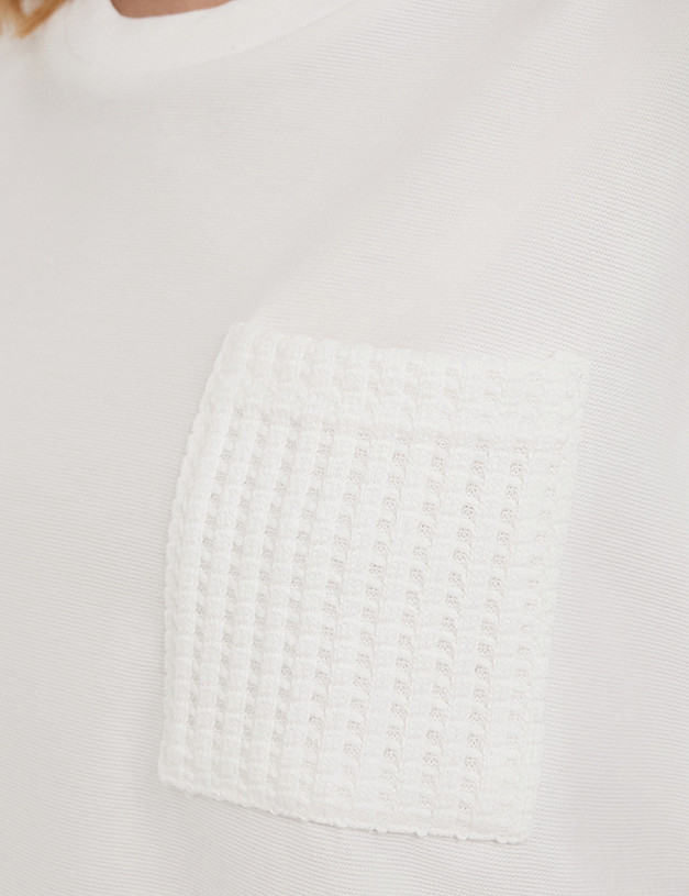 Белая женская футболка MASCOTTE 888-6119-2601 | ракурс 3