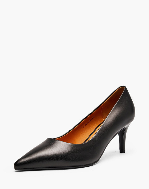 94-612311-3501M Туфли женские нат.кожа/нат.кожа черн, Mascotte