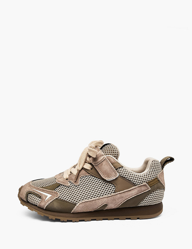 Серые детские кроссовки MASCOTTE 234-617421-0204 | ракурс 1