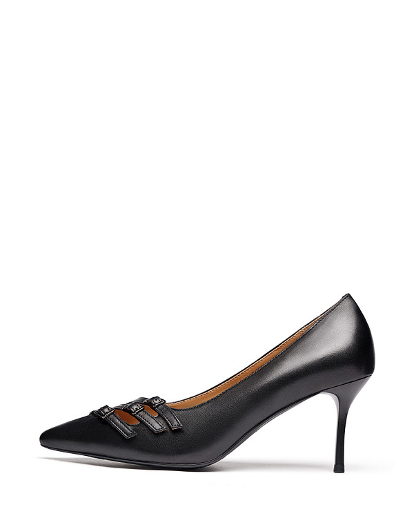 233-611112-3501M Туфли женские нат.кожа/нат.кожа черн, Mascotte