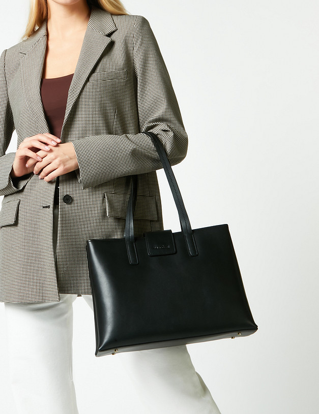 Черная женская сумка-тоут MASCOTTE 602-2107-602 | ракурс 1