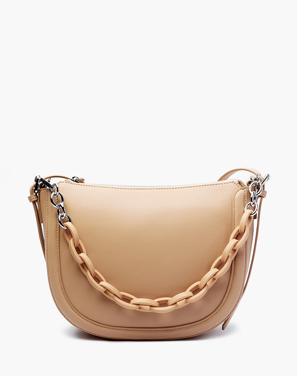 660-2109-606 Сумка женская кож.спилок-и.кожа/текстиль беж, S, Mascotte