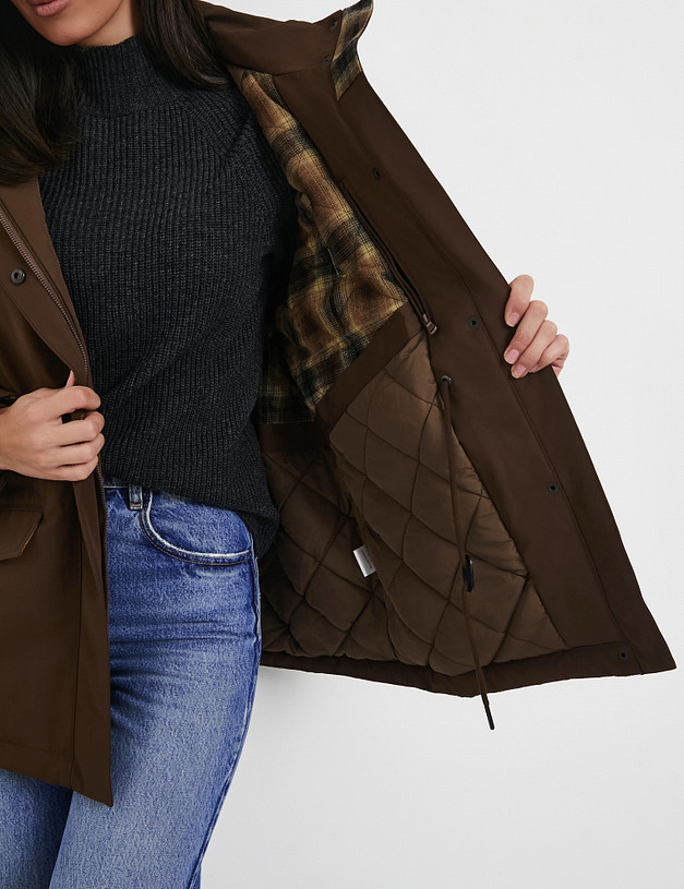 Коричневая женская куртка MASCOTTE 834-5201-2609 | ракурс 5